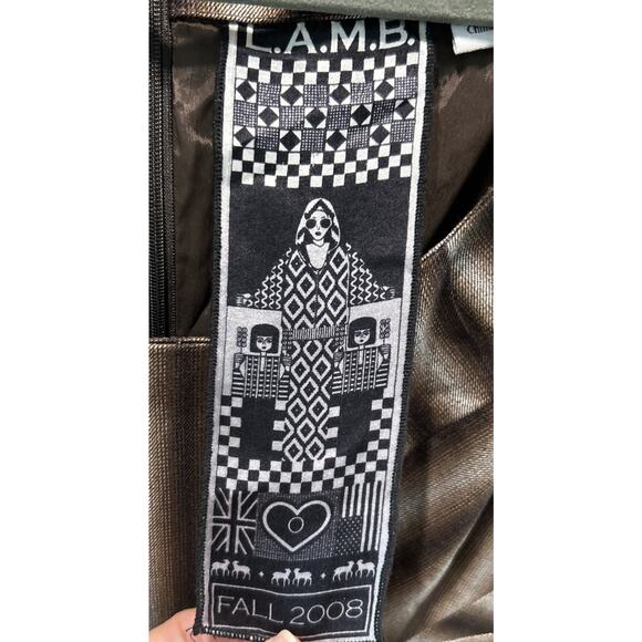 Women’s L.A.M.B. Gwen Stefani Fall 2008 Wool Blend Dress Size 0 *C2 - Picture 3 of 5